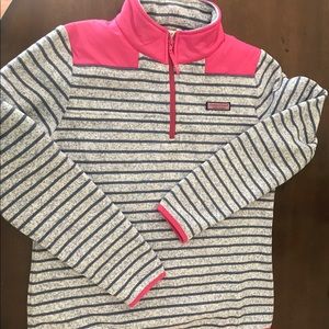 Vineyard vines striped sweater shep shirt